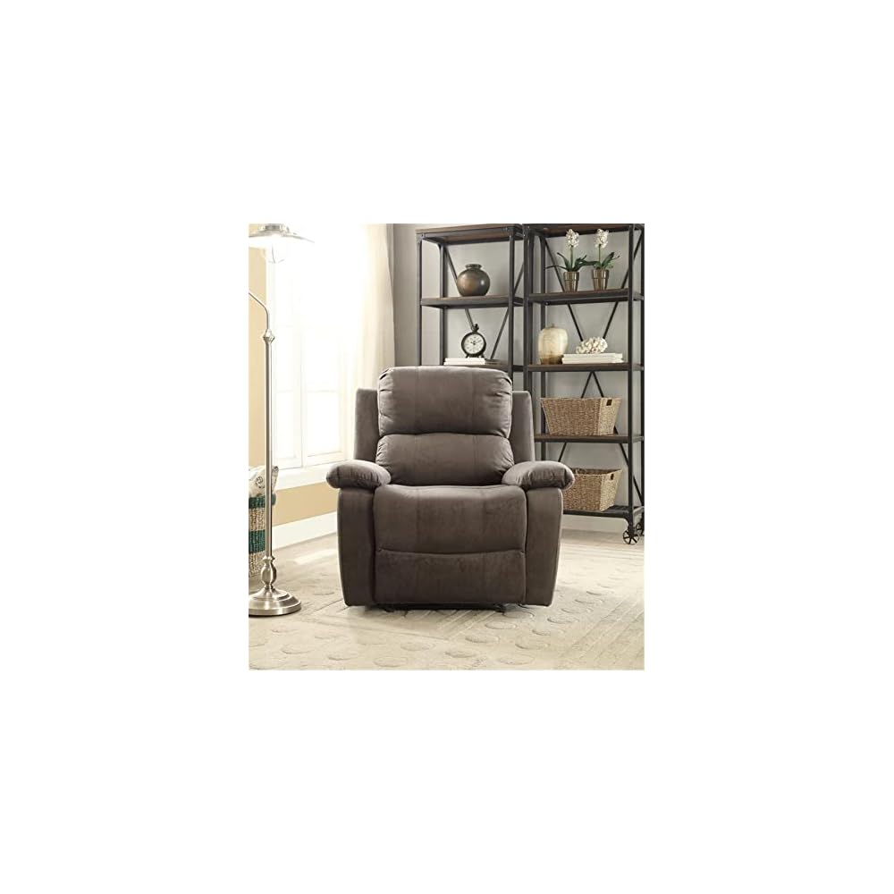 Breathable Motion Sofa Recliner Chair Soft Living Room Chair Home Theater Lounge Seat Upholstered Comfortable Footrest Recliner Chair for Reception Bedroom Office (