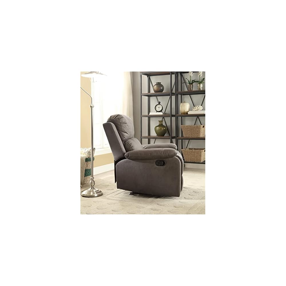 Breathable Motion Sofa Recliner Chair Soft Living Room Chair Home Theater Lounge Seat Upholstered Comfortable Footrest Recliner Chair for Reception Bedroom Office (